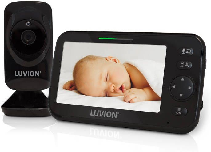 Luvion Icon Deluxe babyfoon met camera en 5' kleurenscherm zwart online kopen