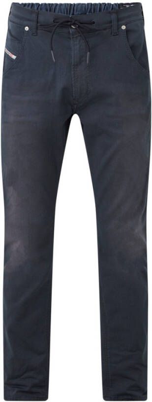 Diesel Krooley E Ne tapered joggjeans met stretch
