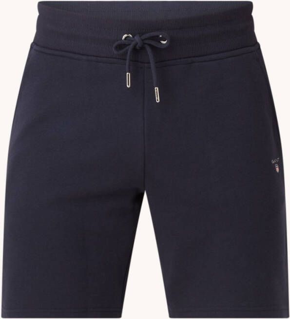 Gant Tapered fit korte joggingbroek met steekzakken