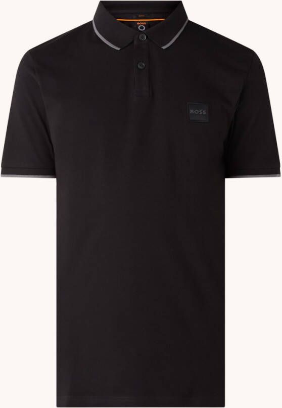 Boss Orange Hugo boss casual passertip polo met korte mouwen