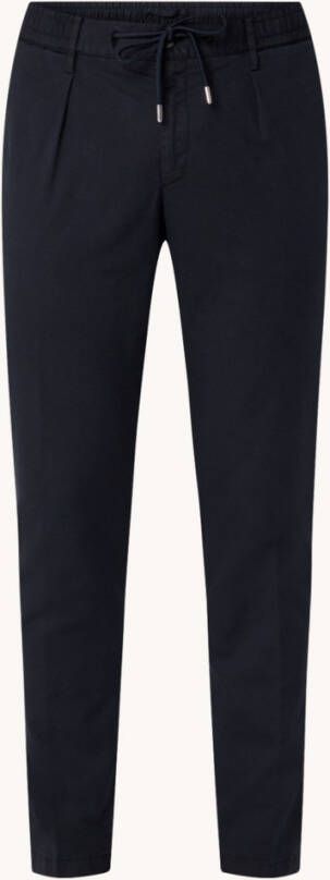 Profuomo Skinny fit chino in lyocellblend met steekzakken