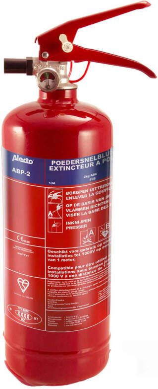 Alecto Abp 2 Brandblusser Poeder 2 Kg