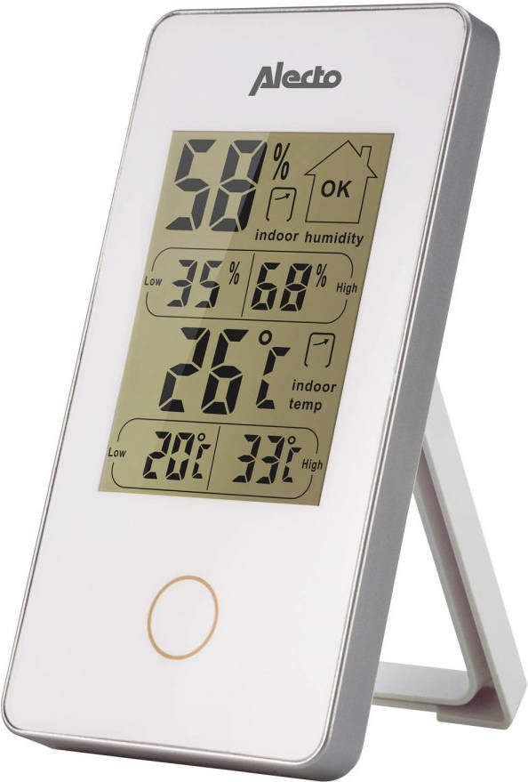 Alecto Digitale Binnenthermometer&amp, Hydrometer WS 75