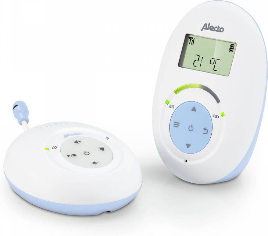 Alecto Full Eco Dect Babyfoon Dbx 112 Wit blauw