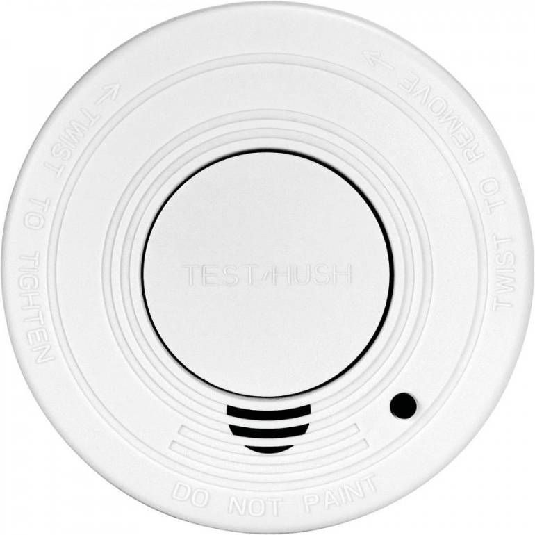 Alecto SA 19/5 rookmelder met time out functie Brandbeveiliging Wit