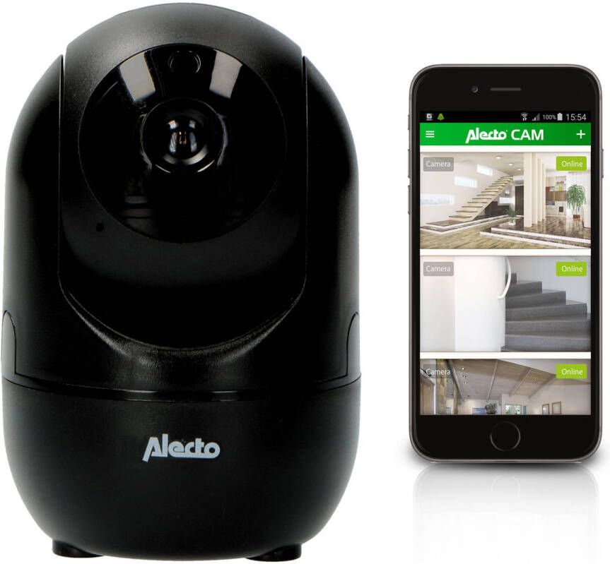 Alecto Wifi Camera Dvc 155+ Zwart