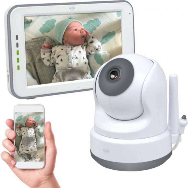Elro Bc3000 Babyfoon Royale Met 12, 7 Cm Touchscreen Monitor Hd & App