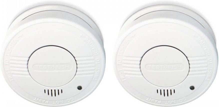 Alecto SA 18 8JR DUO Rookmelder 8 jaar batterij Voldoet aan Europese norm EN14604 2 stuks