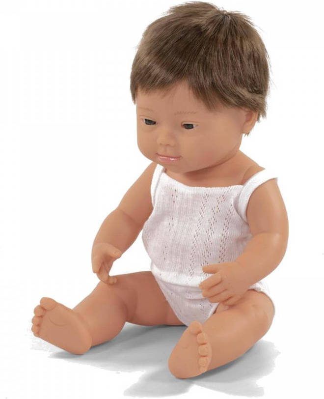 Miniland Babypop Jongen Met Vanillegeur 38 Cm Wit Pakje