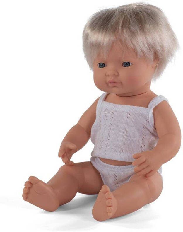 Miniland Babypop Jongetje Met Vanillegeur 38 Cm Blond