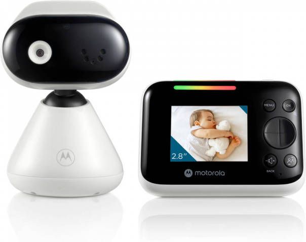 Motorola Baby Monitor Met Camera 230v Pip1200 Tweewegcommunicatie Infrarood Nachtvisie 300 M Bereik Wit