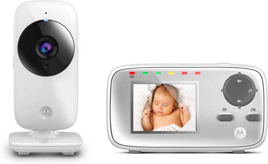 Motorola MBP-482 babyfoon met camera 2,4' kleurenscherm