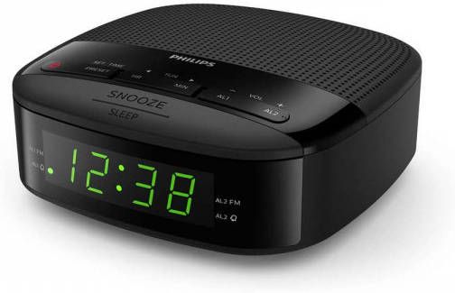 Philips TAR3205/12 Wekker radio Zwart