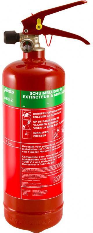 Alecto Abs 2 Brandblusser Schuim 2 Liter