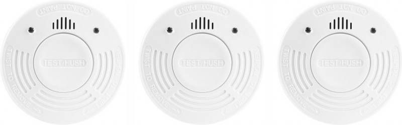 Alecto Rookmelder Met 10 Jaars Sensor En Batterij, 3 Pack Sa 110 Triple Wit