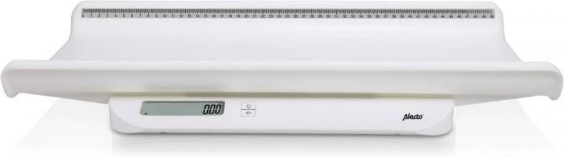 Alecto  Baby- en peuterweegschaal wit tot 10 gram nauwkeurig