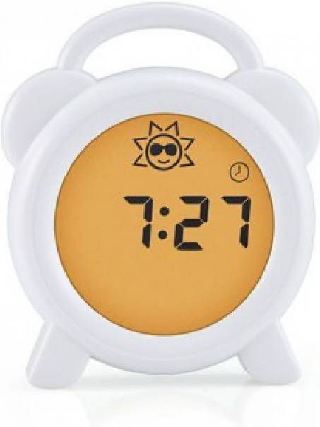 Alecto Slaaptrainer, Nachtlampje En Wekker Bc 100 Wit