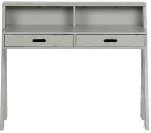 WOOOD Bureau 'Connect' met 2 lades, kleur Betongrijs