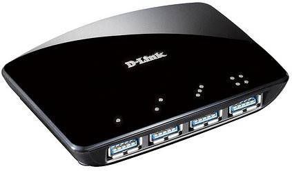 D-Link D Link DUB 1340 USB 3.0 Hub, 4 poort
