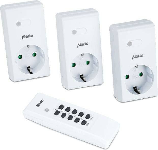 Alecto Stopcontact Met Afstandsbediening Ar 03 Wit