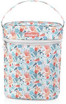 Miniland dubbele warmhoudzak thermibag voor babyflessen en thermosflessen gekleurd