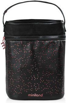 Miniland dubbele warmtetas thermibag voor babyflessen en thermosflessen deluxe rose