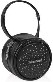 Miniland paci pocket Geweven fopspeenhouder met handvat Deluxe Silver