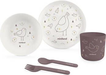 Miniland Servies naturmeal kuiken