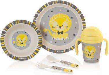 Miniland Servies set naturmeal leo