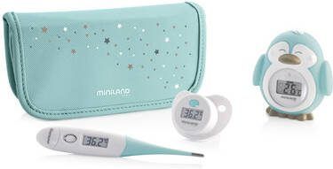 Miniland Thermometer Set blauw/wit