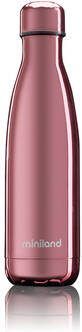 Miniland Thermosfles deluxe rosé, met chroom effect 500 ml