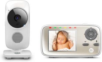 Motorola Nursery Babyfoon Video Baby Monitor Vm483 2.8 Ouder Unit Infrarood Terugspreekfunctie