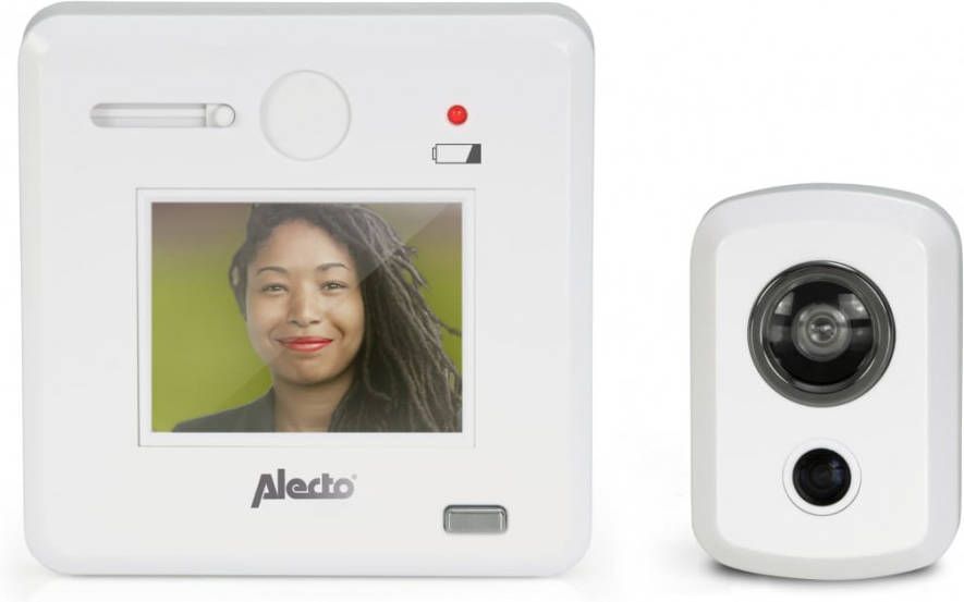 Alecto Deurcamera digitaal met 2, 4" display DC 700 wit