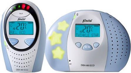 Alecto ECO DECT babyfoon met display DBX 88 ECO Babyfoon