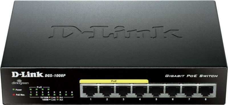 D-Link DGS 1008P Switch