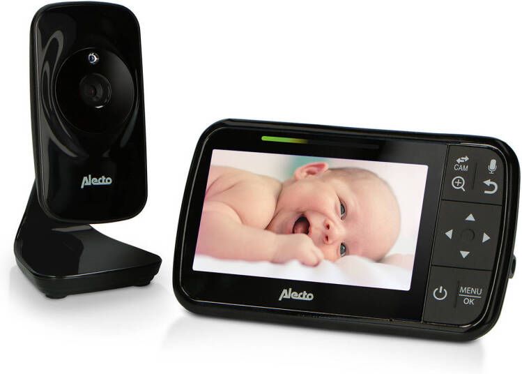 Alecto DVM149 babyfoon met camera en 4.3' kleurenscherm Zwart online kopen
